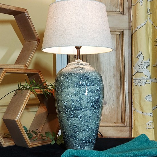 Tall Table Lamp in Dolomitic Grey