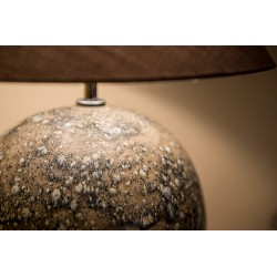 Round Table Lamp in Dolomitic Grey