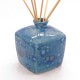 Reed Diffuser - Square Vase in Mermaid Blue