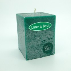 Lime and Basil Square Candles